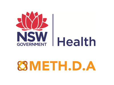 NSW Health & Meth.D.A logos
